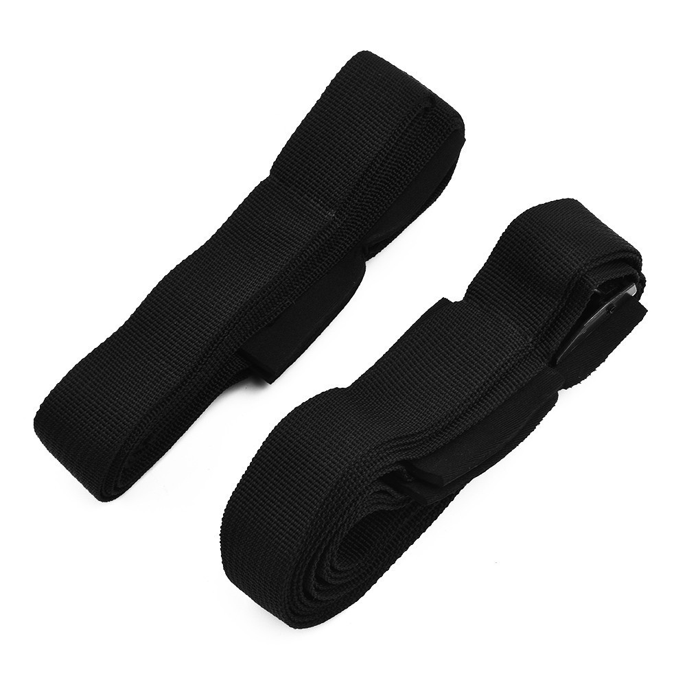 Straps Tie Bicycle Lashing Luggage Rack 300cm X 2.5cm 9.8 Ft Black Buckle