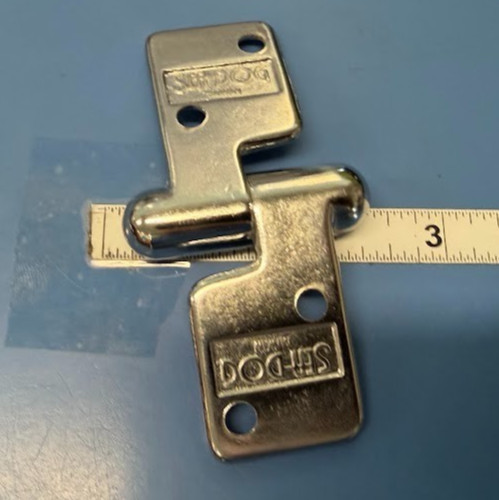 SeaDog 3-7/8″ L x 2″ W Chrome Plated Brass Right Side Take-Apart Hinge 204279-1