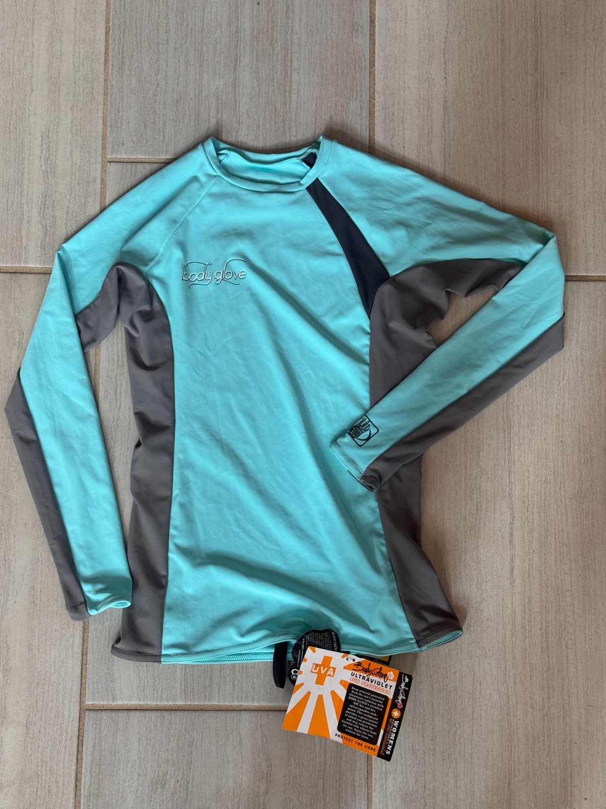 NWT Womens Body Glove LS UV50 Rash Guard, various sizes *Free USPS*