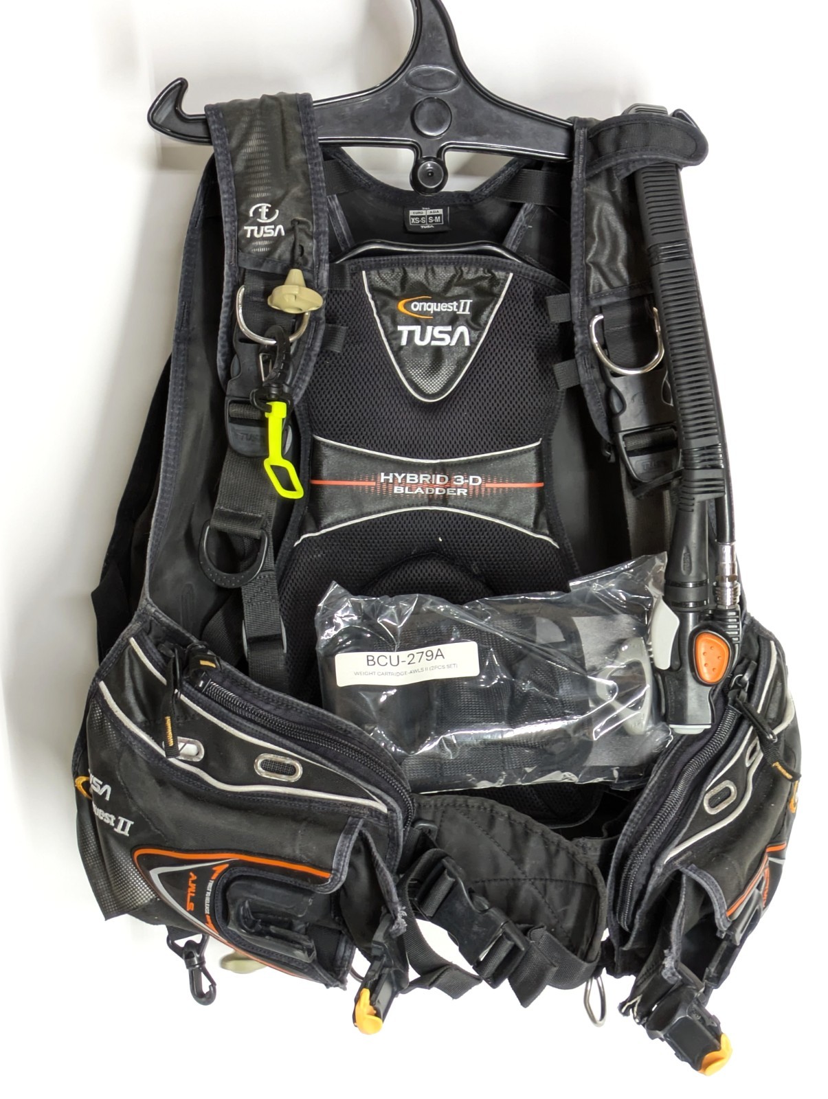 TUSA Conquest II A.P.A. Scuba Dive Weight Integrated BCD Jacket BC BCJ XS, Small