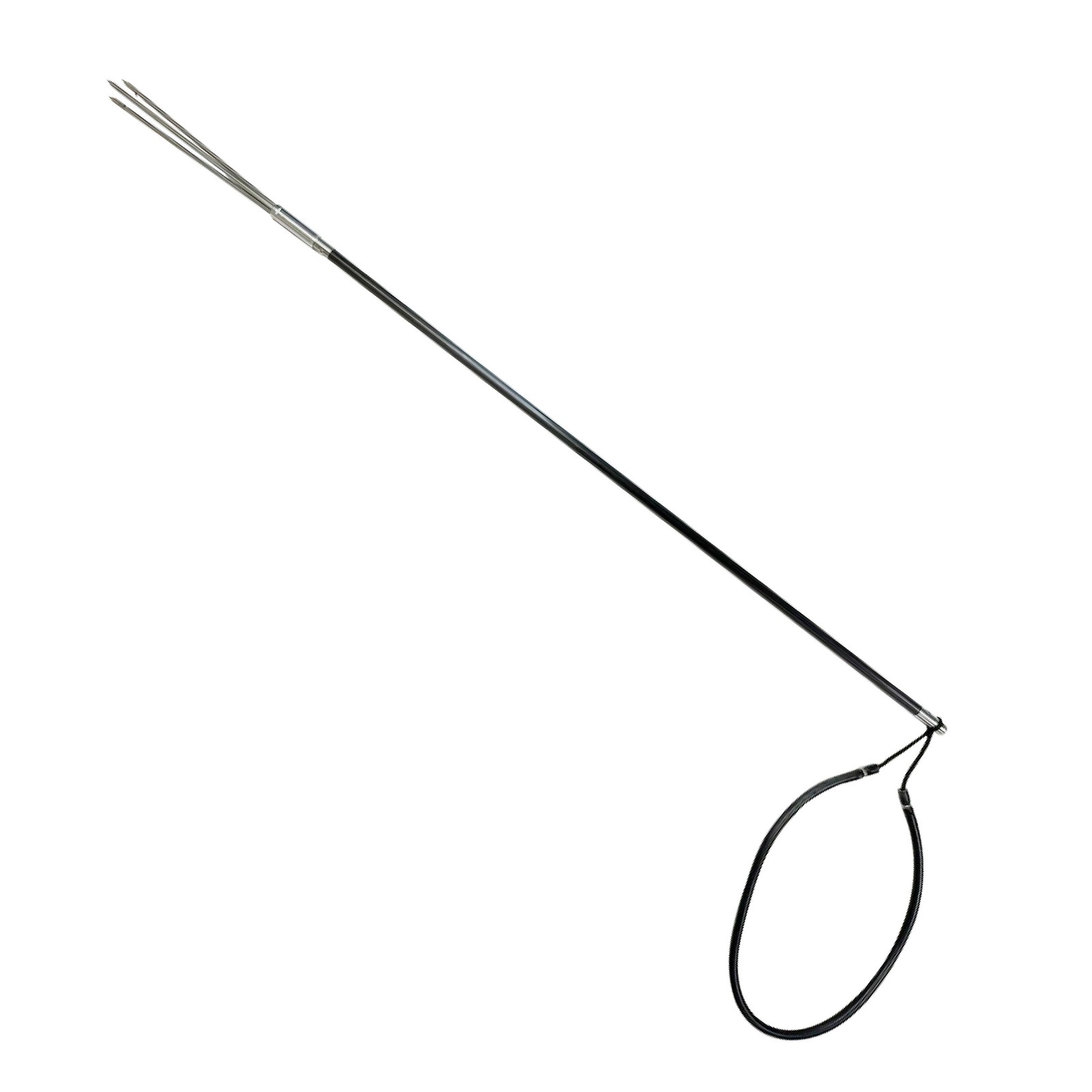 CARBON FIBER 5′ One Piece Spearfishing Pole Spear w/ 3 Prong SS Paralyzer Tip
