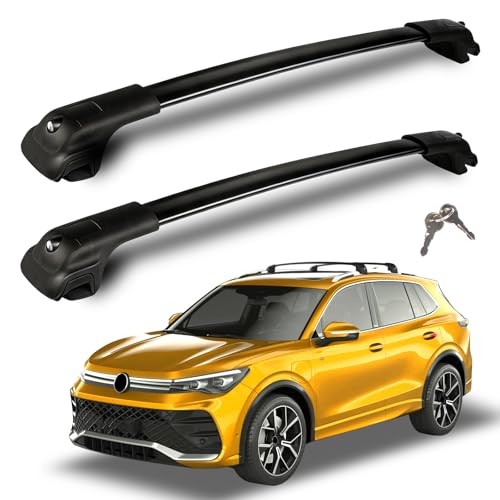 300LBS Roof Rack Cross Bars Compatible with Volkswagen VW Tiguan 2018
