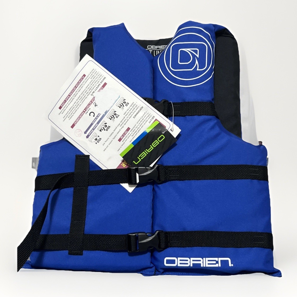 O’Brien Traditional Neoprene Flotation Vest Adult- 2026 – Large / Blue 70