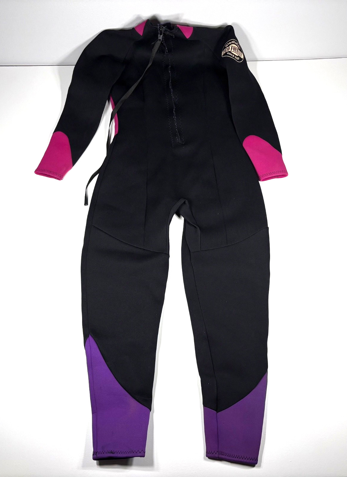 Gladiator Wet Suit Women 14 Purple Black Pink Full Body Surf Dive Swim Gear