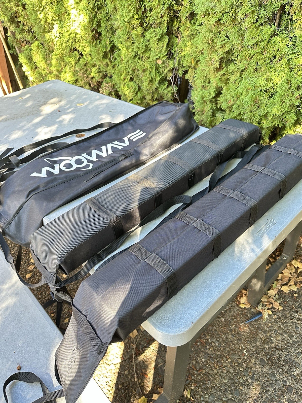 WOOWAVE Kayak Surfboard Roof Rack Pads Universal Car Soft Roof Rack And Carrier
