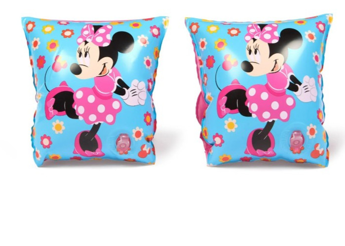 Disney Junior MINNIE SwimWays Swimmies Floaties, 3-5 Years, Pool Swim Help, NEW