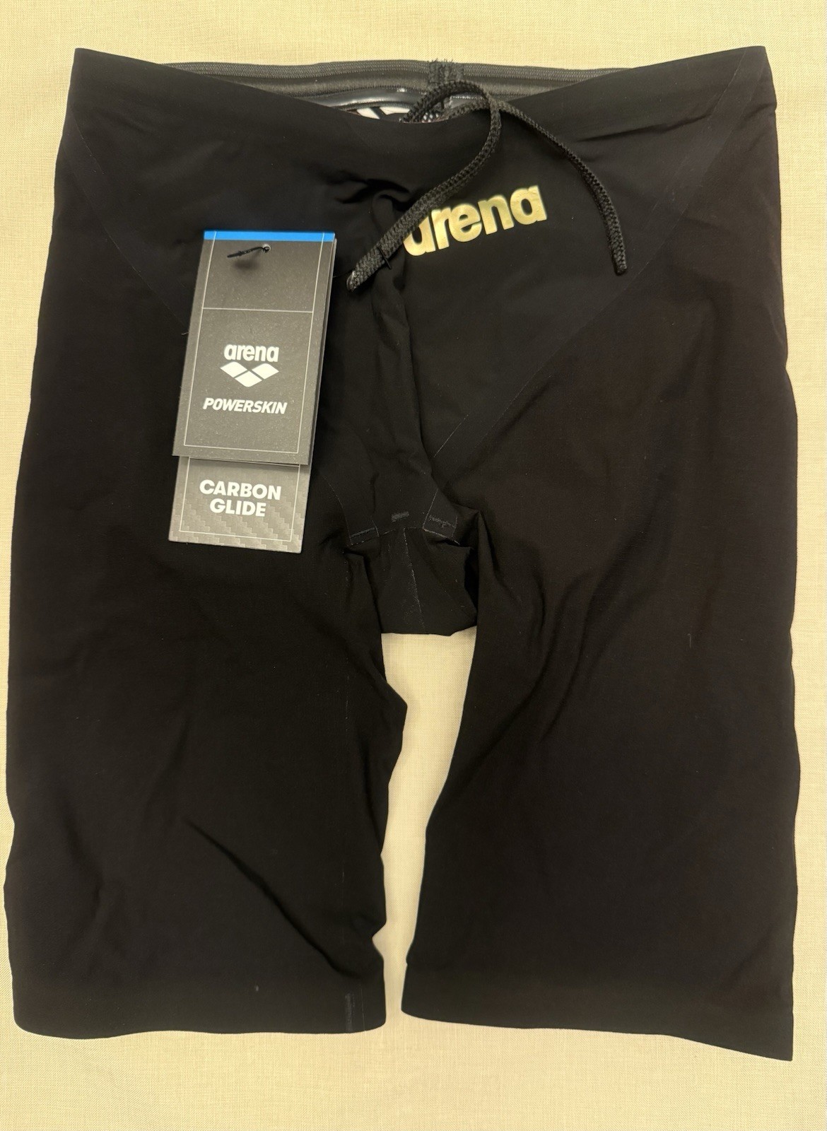 Arena Powerskin Carbon Glide Carbon Fiber Competitive Techsuit Size 26 Black