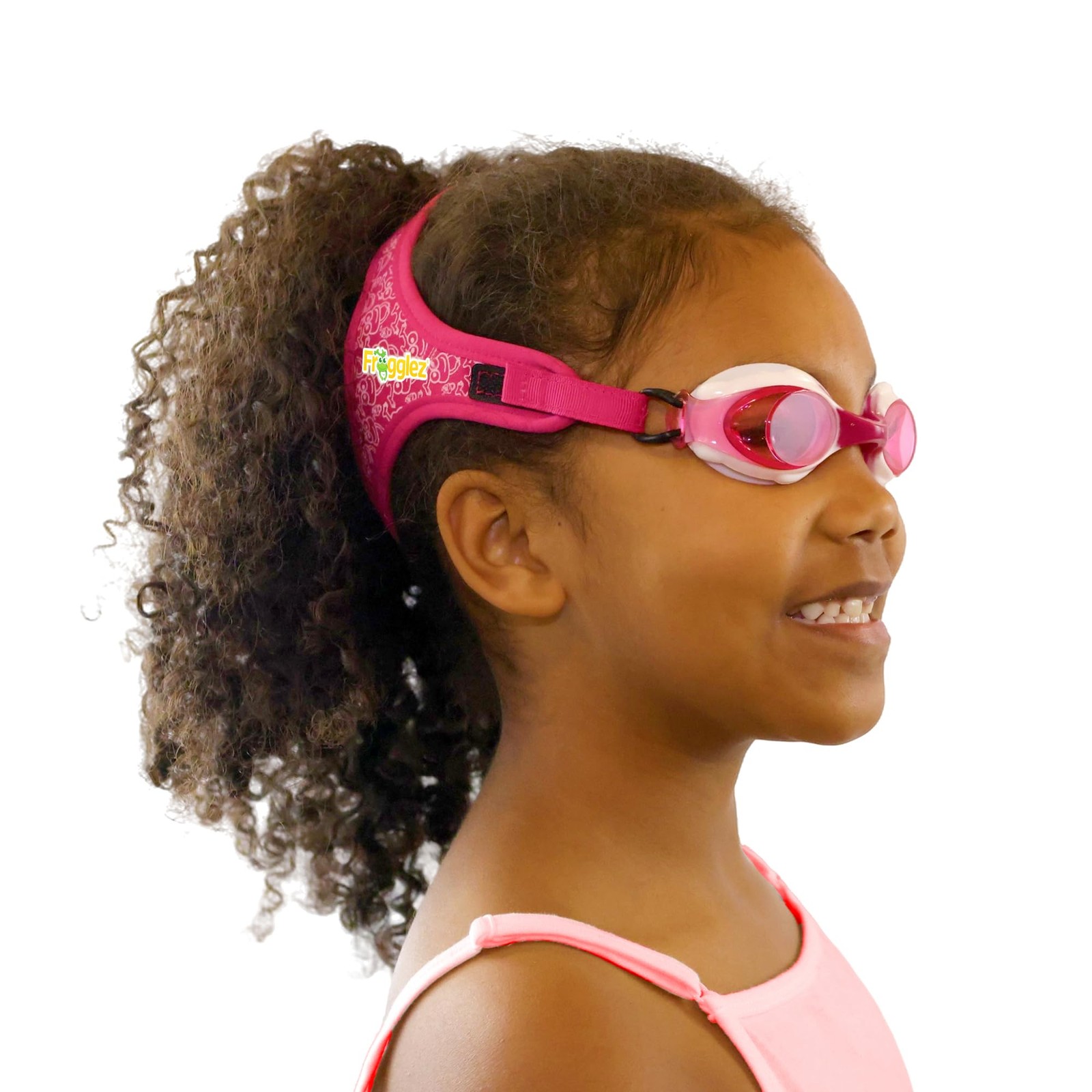 Frogglez Kids Anti-Fog Swim Goggles Ages 3-10 Pain-Free Strap
