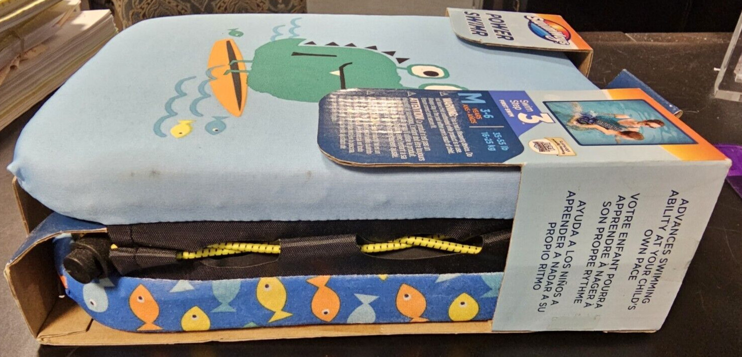Swimways Power Swimmer Swimr Step 3 Medium Ages 3-6 Years New Other