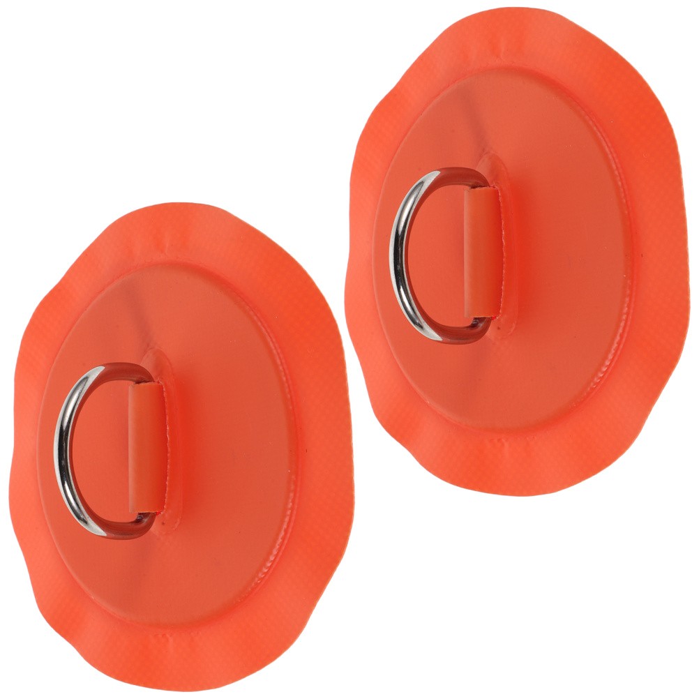 2 Pcs Inflatable Boat Safety Rope Buckle D Ring Patch Paddle Board