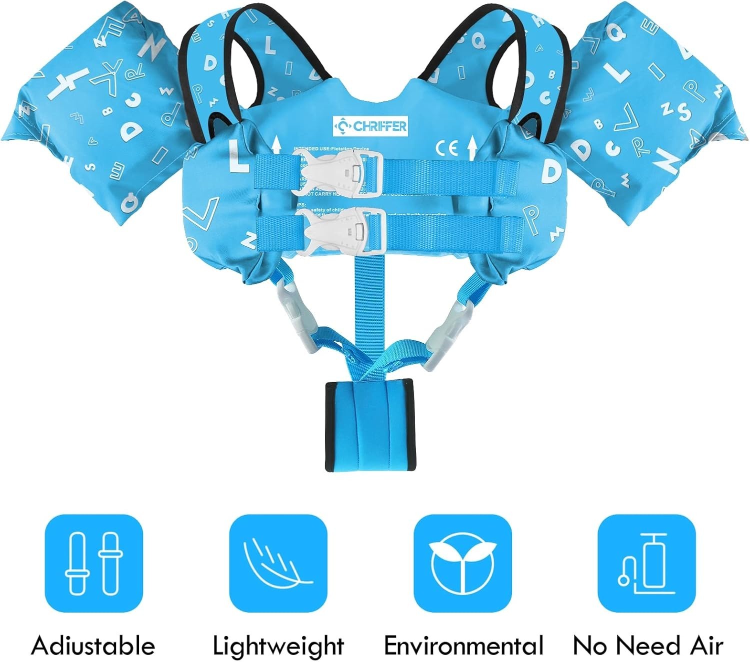 Kids Swim Vest Life Jacket for 30-55 Pounds Boys and Girls 2-7 Toddler Floaties