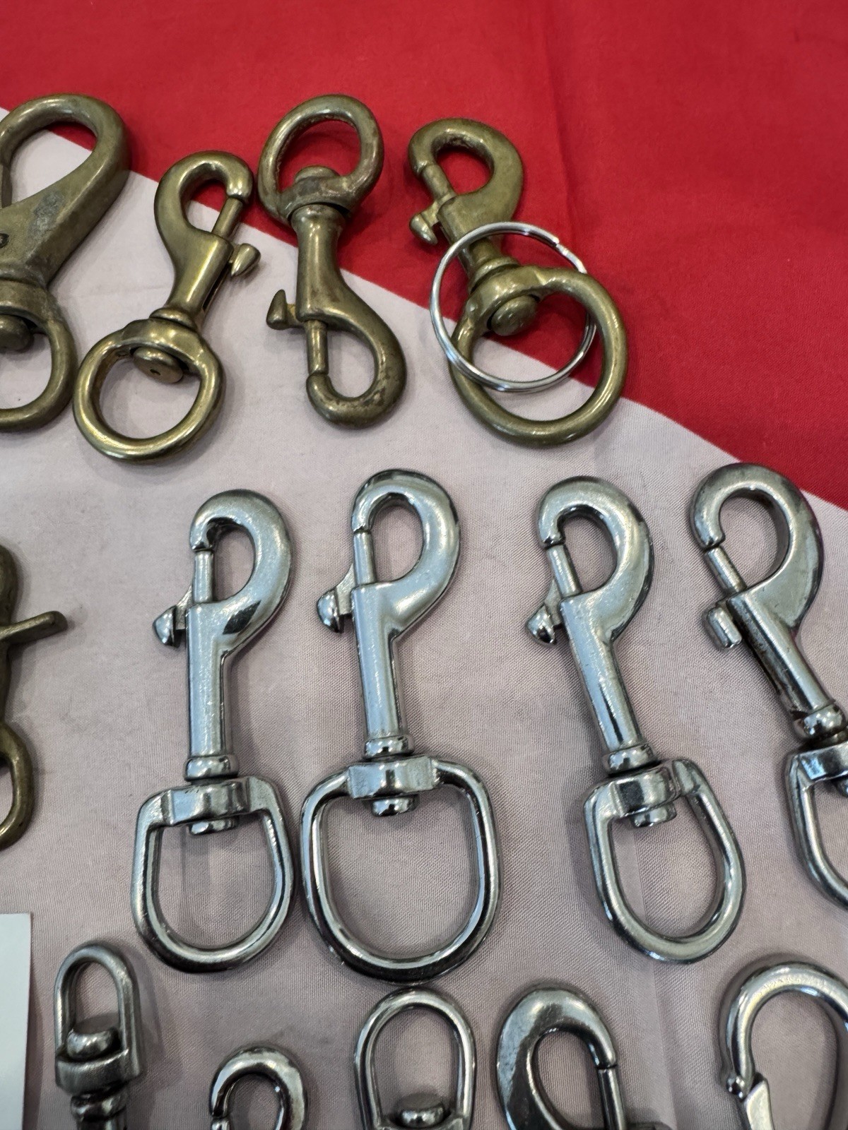SCUBA BRASS OR CHROME CLIPS LARGE OR SMALL ONLY $15.00