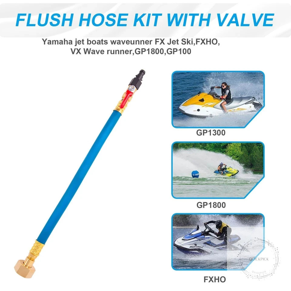 Flush Hose Fitting Kit for Yamaha,PWC WaveRunner/Sport Jet Boat Flush Fitting