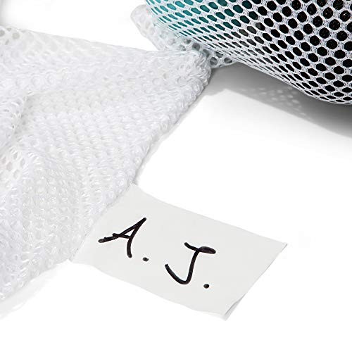 Mesh Equipment Bag – Heavy-Duty Nylon Drawstring Bag with Lock 12″ x 18″ Black