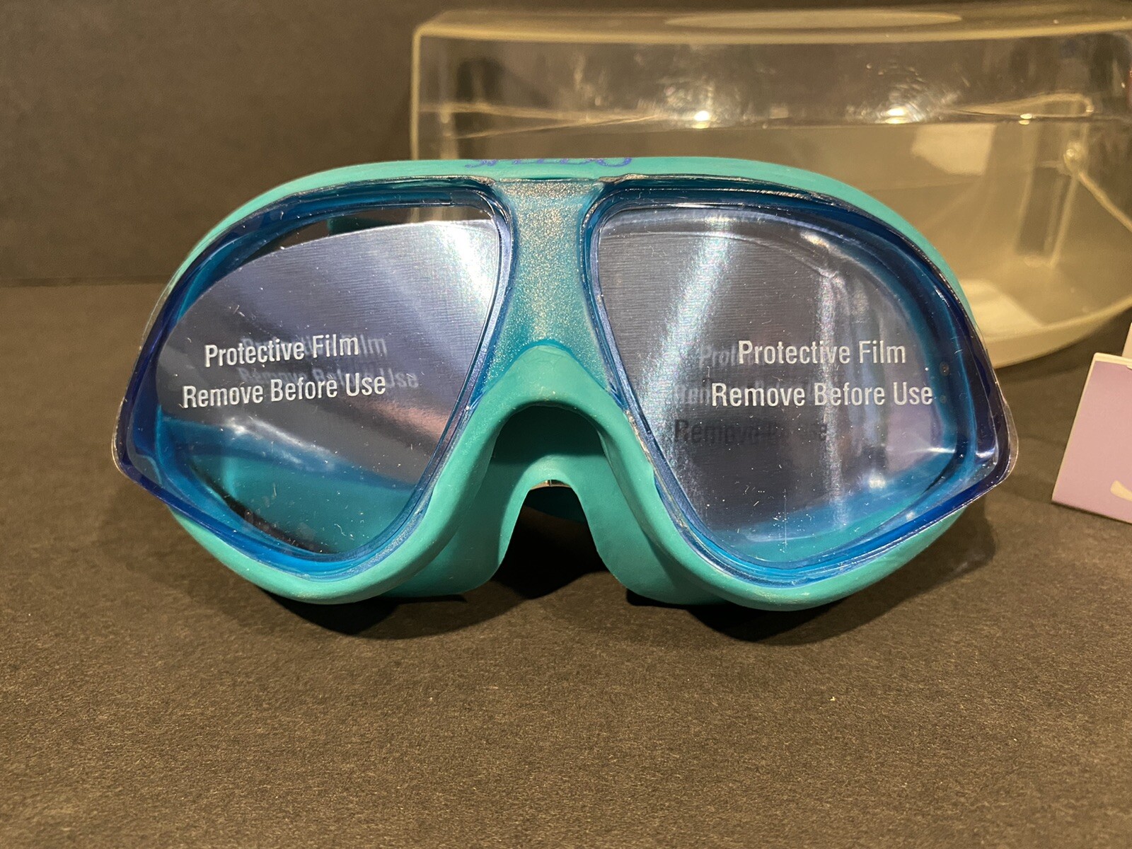 Speedo Jr. Mini Mask Kids Swim Mask Blue Sea 1996 BRAND NEW SEALED IN CASE!