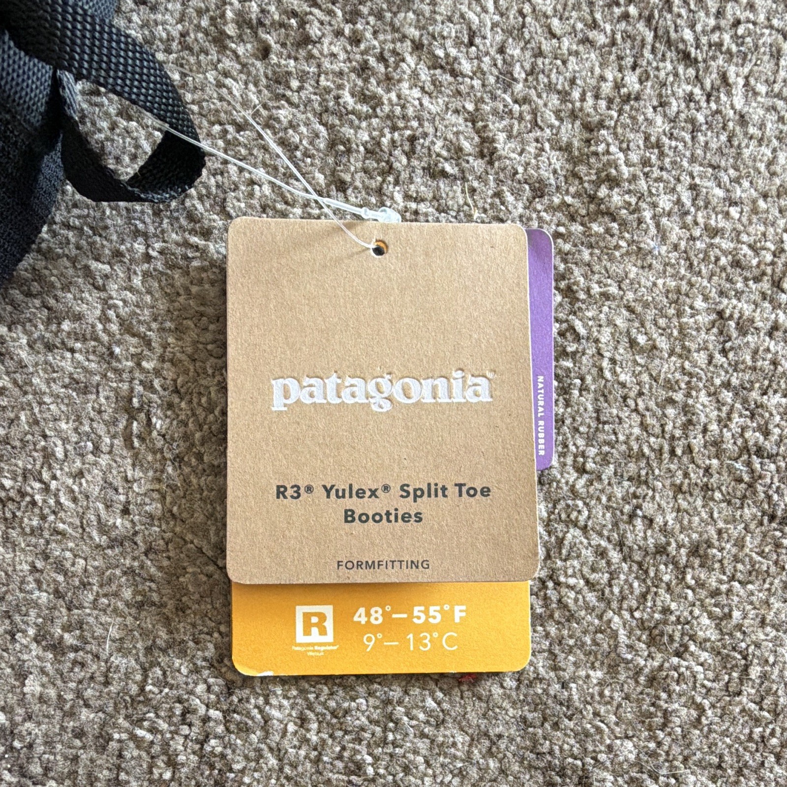 Patagonia R3 Yulex Split Toe Booties Black US 5 Surf Water Boots