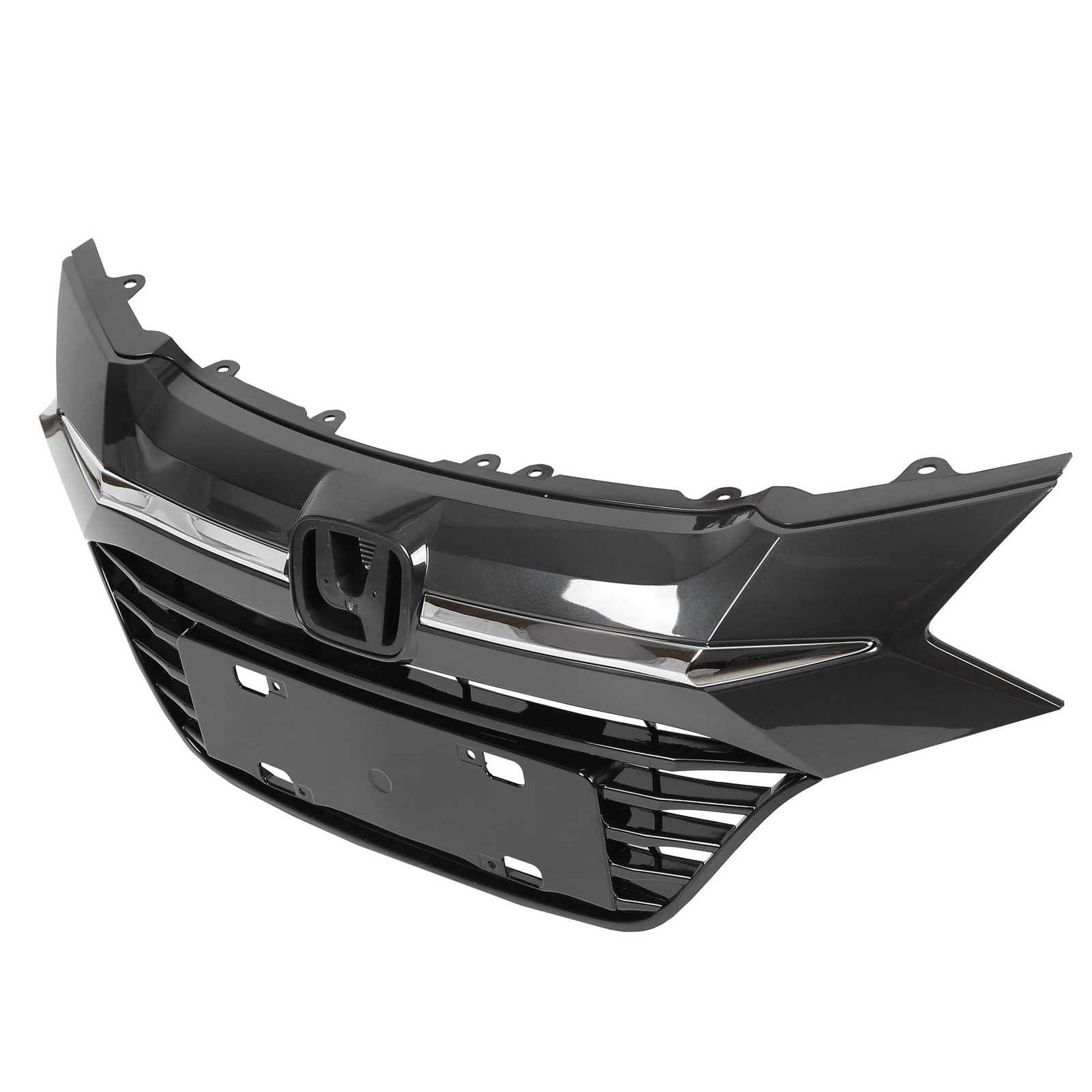 ALMULOO Front Upper Grill Compatible with 2016-2018 Honda HRV HR-V Grille Ass…