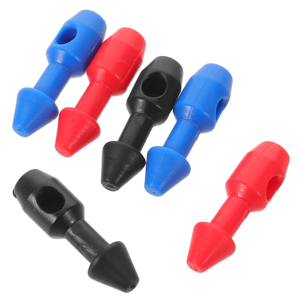 6Pcs Durable Plastic Spearfishing Band Retainers for Rubber Tubes Fishing Gear