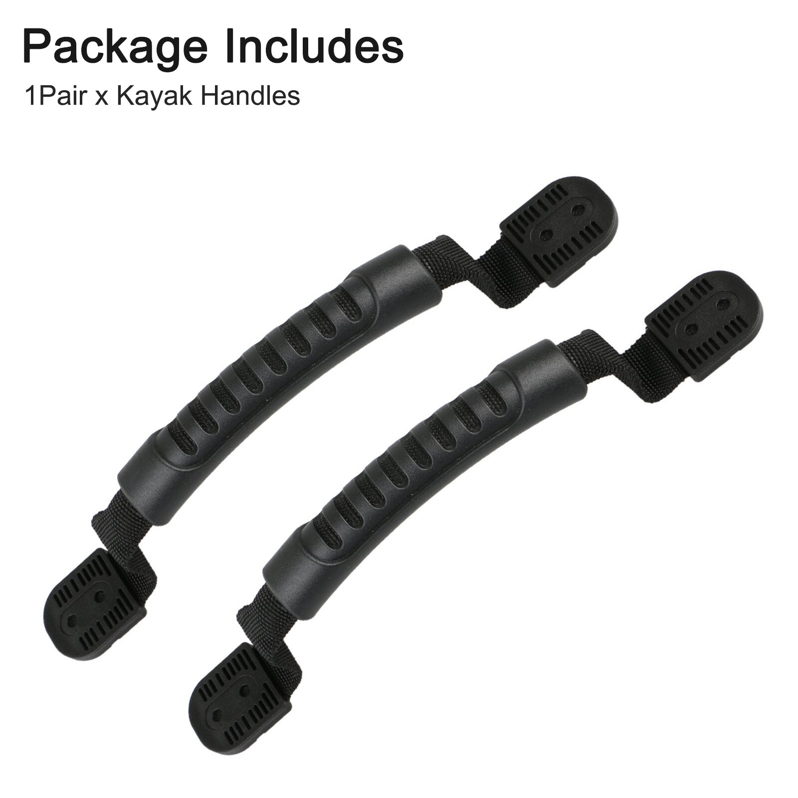 2Pcs Kayak Canoe Handles Boat Side Mount Carry Rubber Grip Replacement Fitting