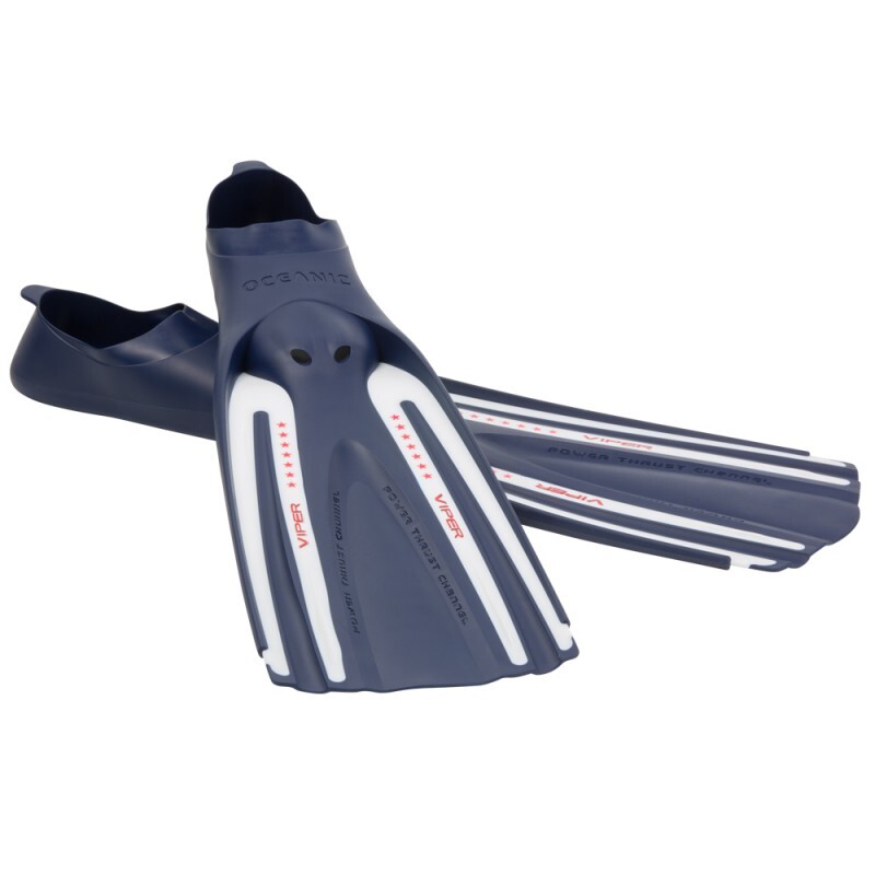 Oceanic Viper Full Foot Fin – Warrior Edition – Size 2X-Small for Scuba Diving
