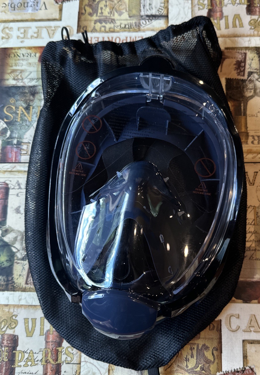 G2 Full Face Snorkel Mask with Latest Dry Top System,Foldable 180 XL