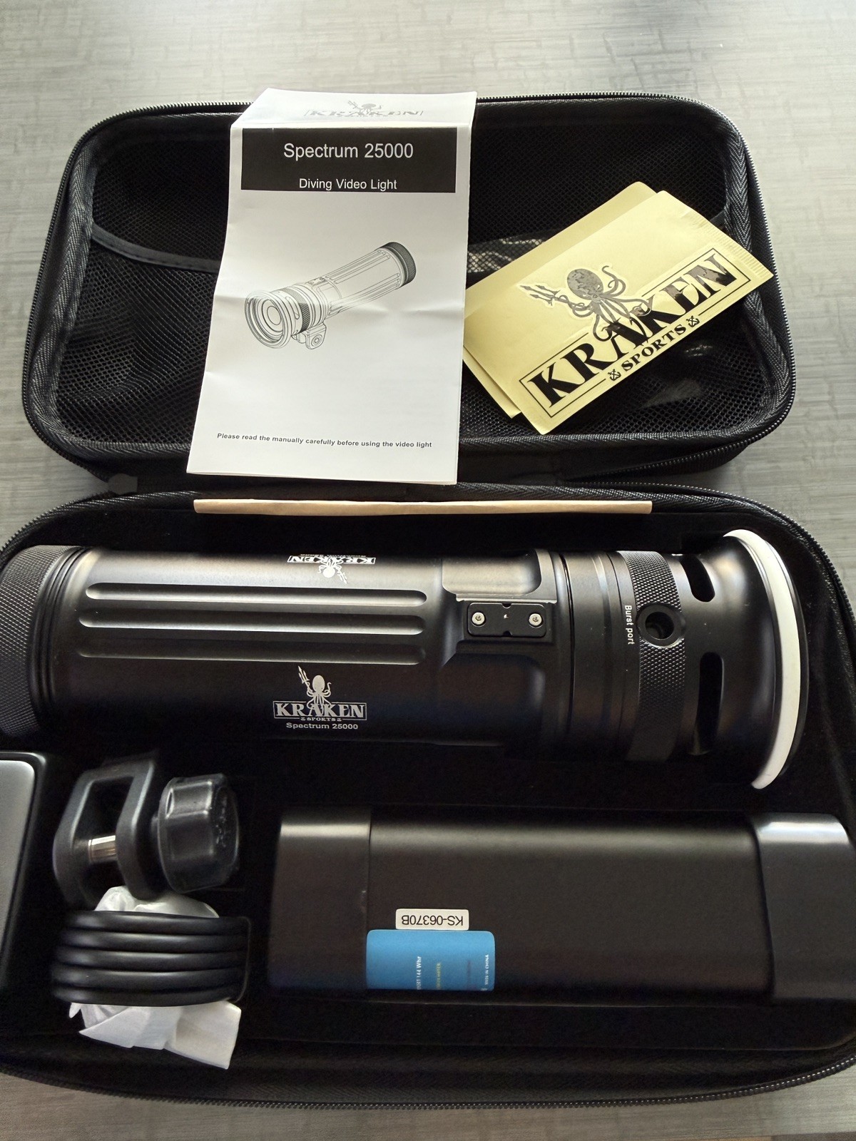 Kraken Sports high performance video light Spectrum 25000