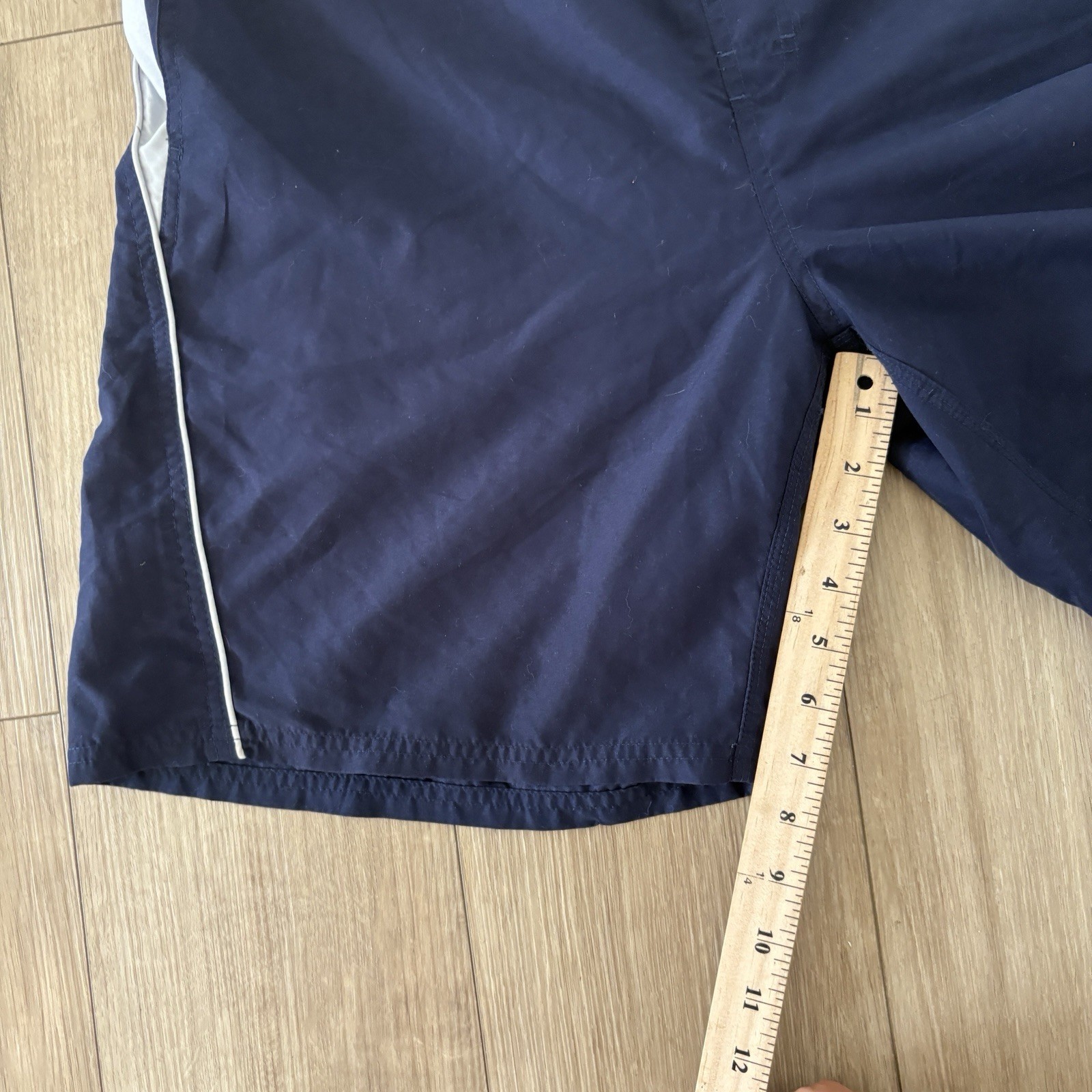 Nike Men’s Swim Trunks Navy Blue Size Large L Drawstring Mesh Lined