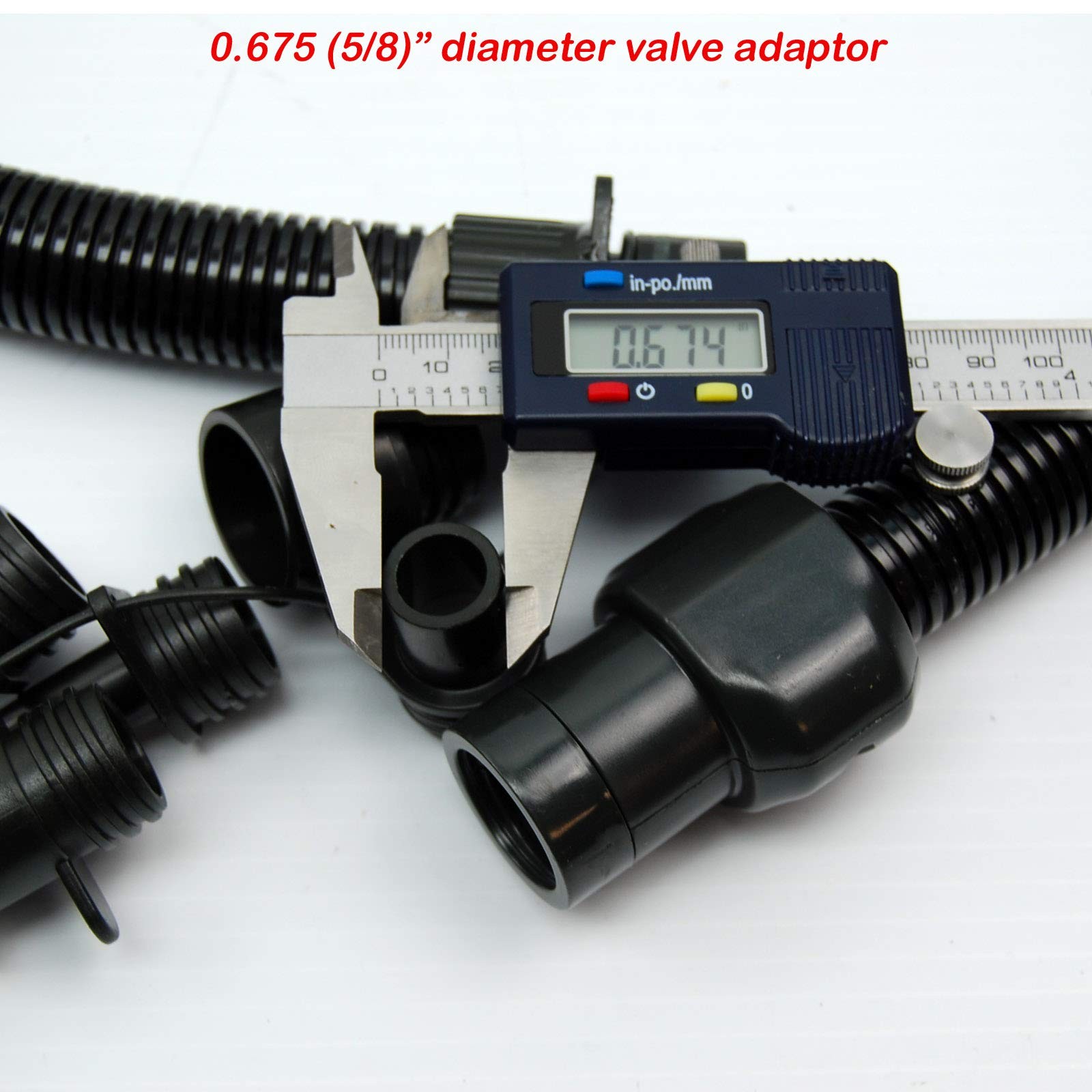 Nylon Hose Kit for 20PSI SUP Pump (Version 2: SUP Hose with Multiple Adapters)