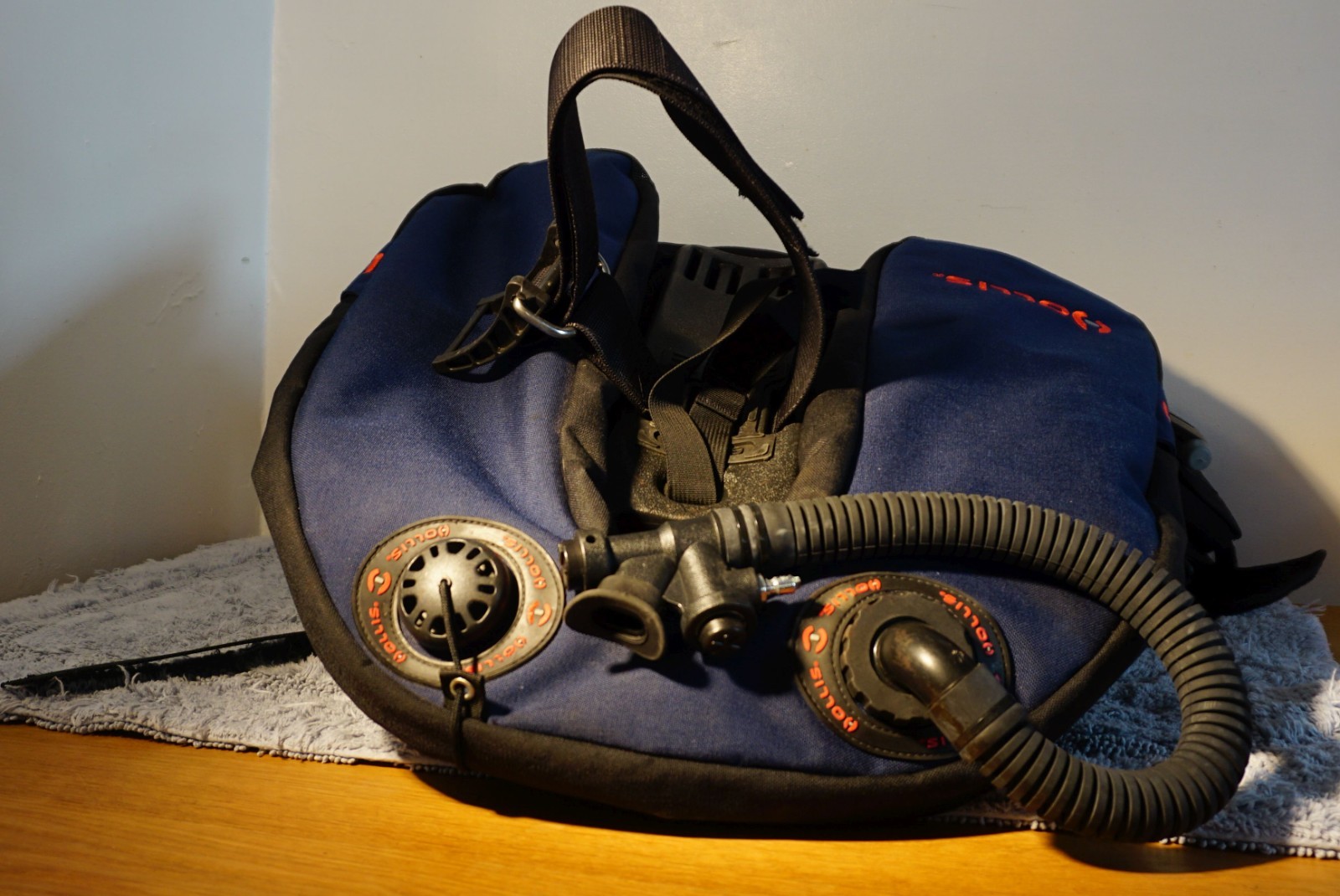 Hollis HD 100 Tec/Rec BCD Large L Blue Near Mint 47 Lbs Lift 210 SN 281508