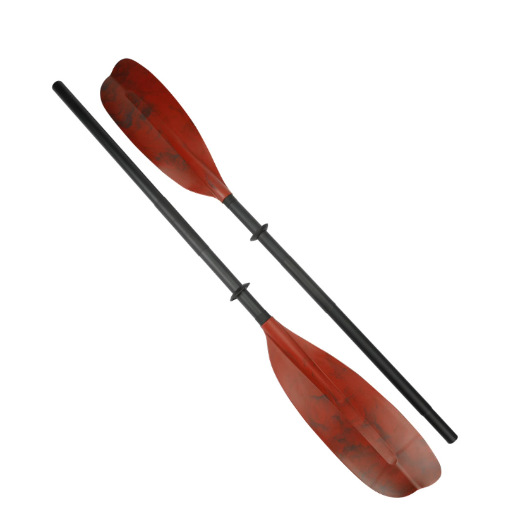 Ozark Trail Adult Aluminum Kayak Paddle, 94.5 inch Red and Gray