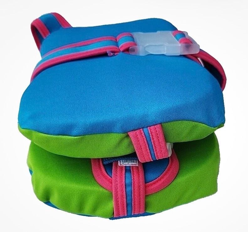Aqua Swim School Progressive Swim Trainer Vest, 3-5 Years, Max 38 lbs, Blue Sea