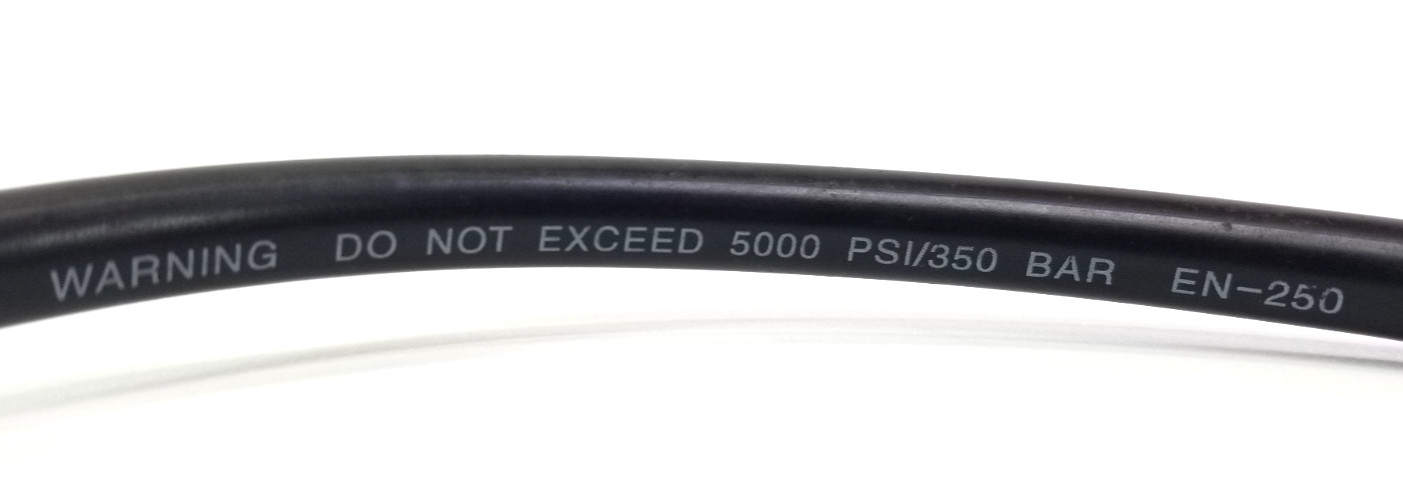 33″ High Pressure HP Hose Scuba Dive Computer SPG 3/8″ Male Threads #5774