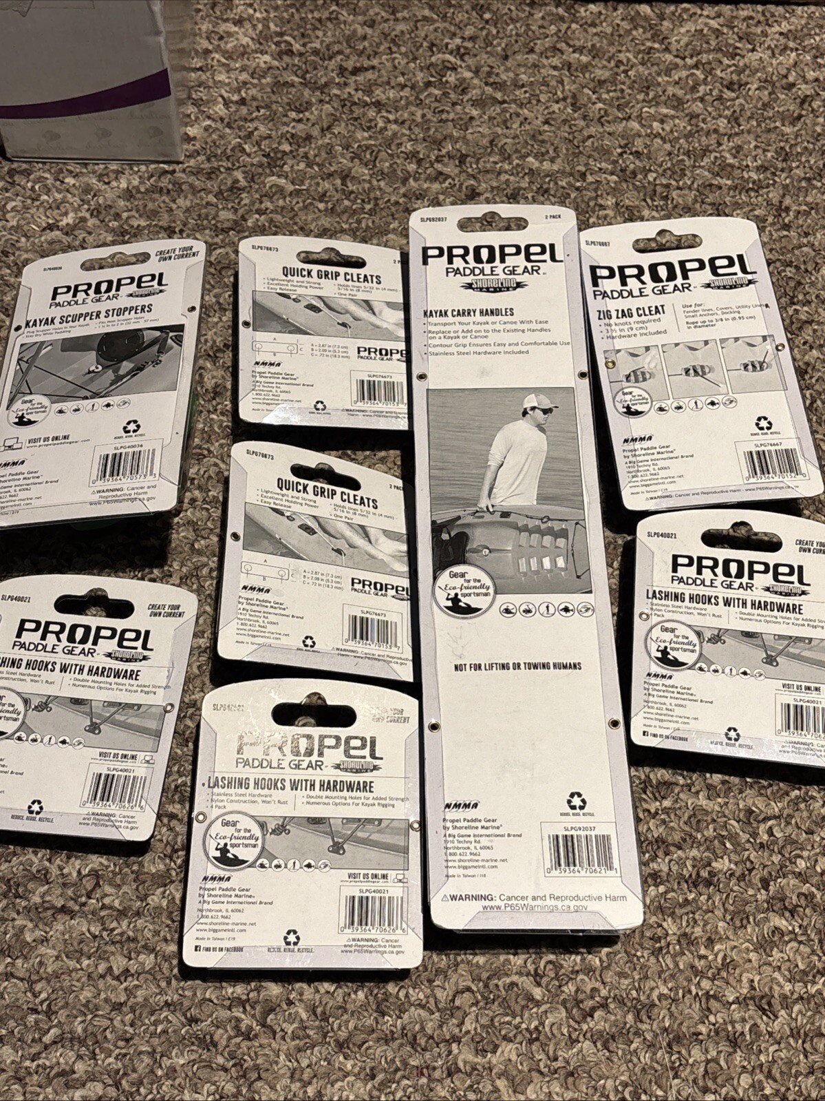 Lot of Various Propel Parts and Pieces for Kayak Accessories