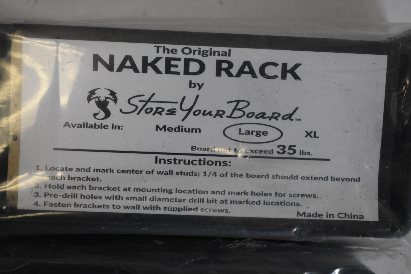 StoreYourBoard Naked Wake Wakeboard Wall Rack Aluminum Storage Rack Lot Of 2
