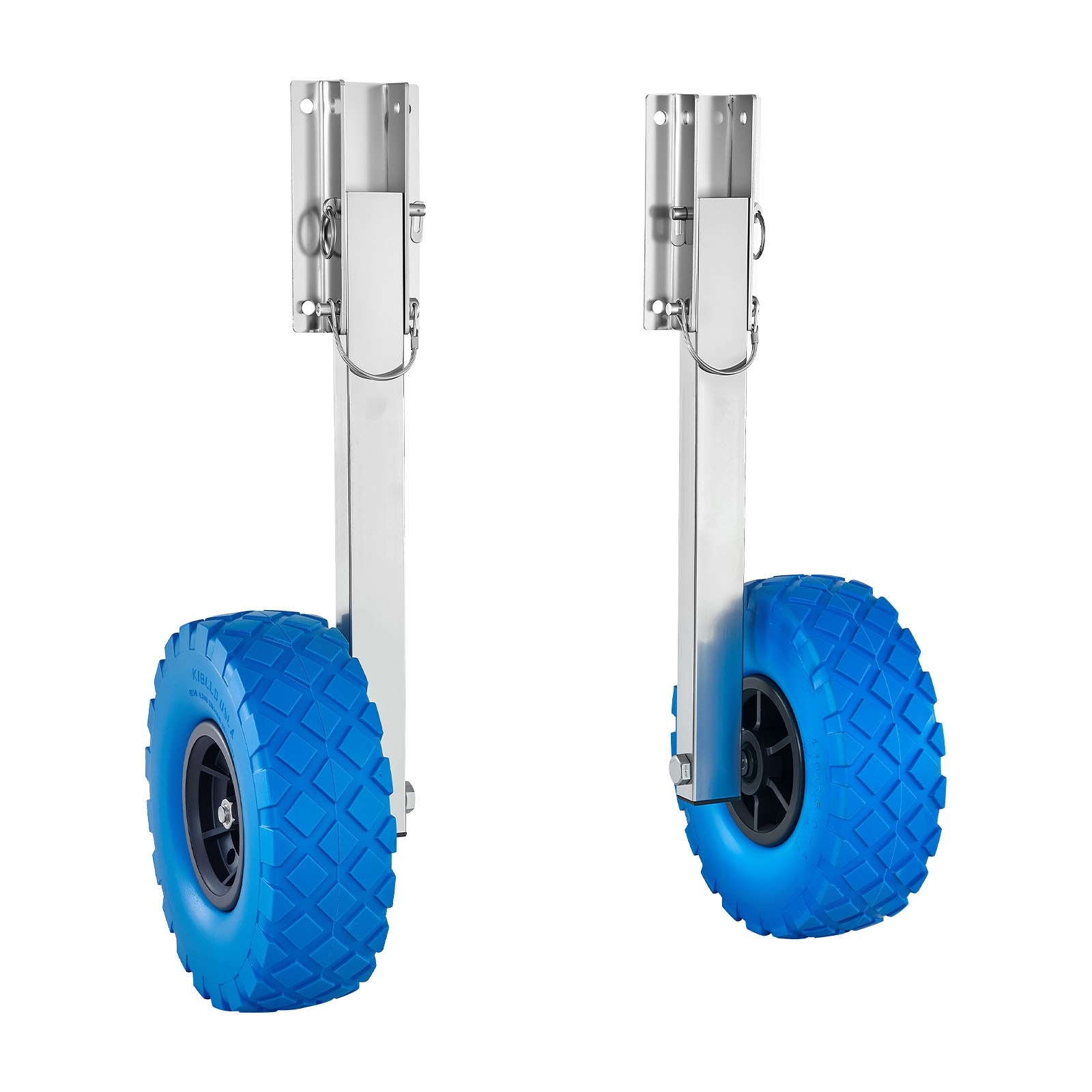 VEVOR Boat Launching Wheels 300 lbs 10″ Stainless Steel Transom Wheel Solid Tire