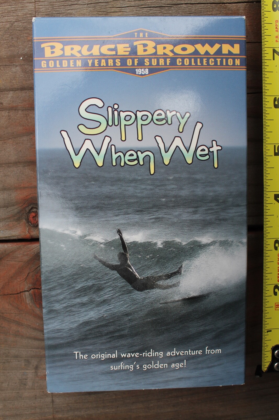 Slippery When Wet Bruce Browne 1958 Classic Vintage OG SC Surfing VHS Video Film