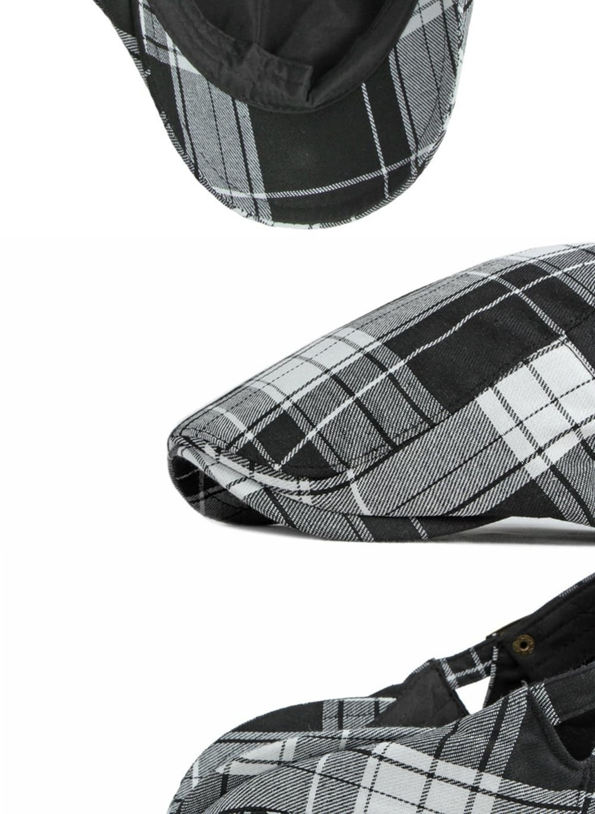Newsboy Hats Ivy Flat Cap Gatsby Cabbie Driving Beret for Men Women
