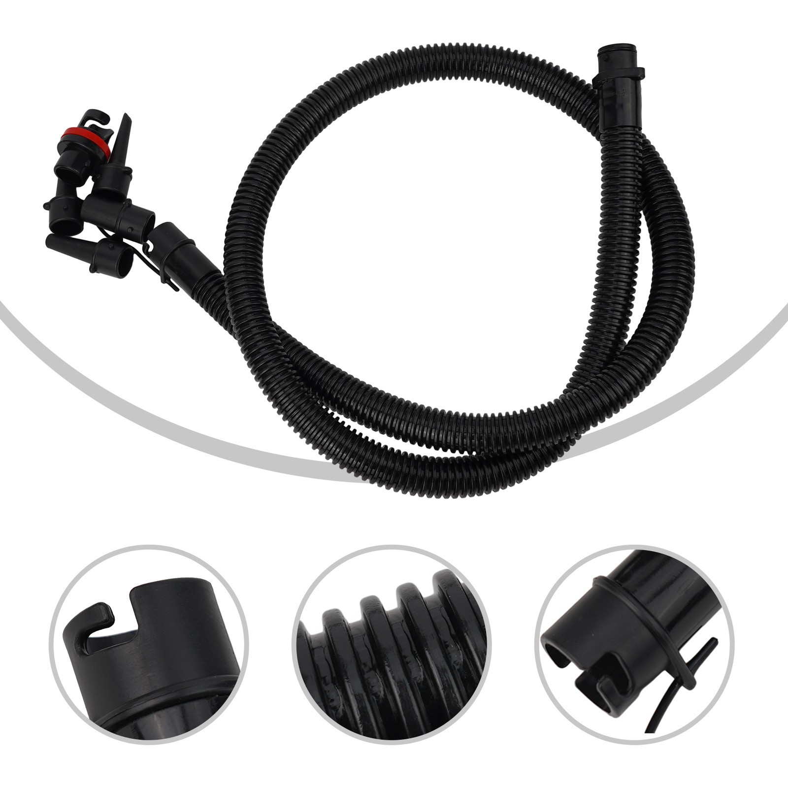 Air Pump Hose Tube Hand Inflatable Tube Hand Pump Hose 5 Different Nozzle Sizes