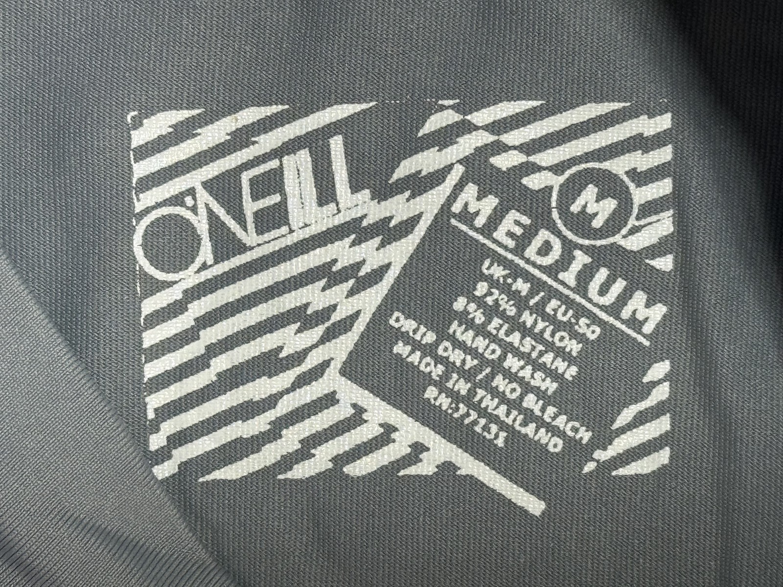 O’Neill Jordy Freak Shirt Medium Blue Gray Rash Guard Surf Swim Mens Nylon Tee