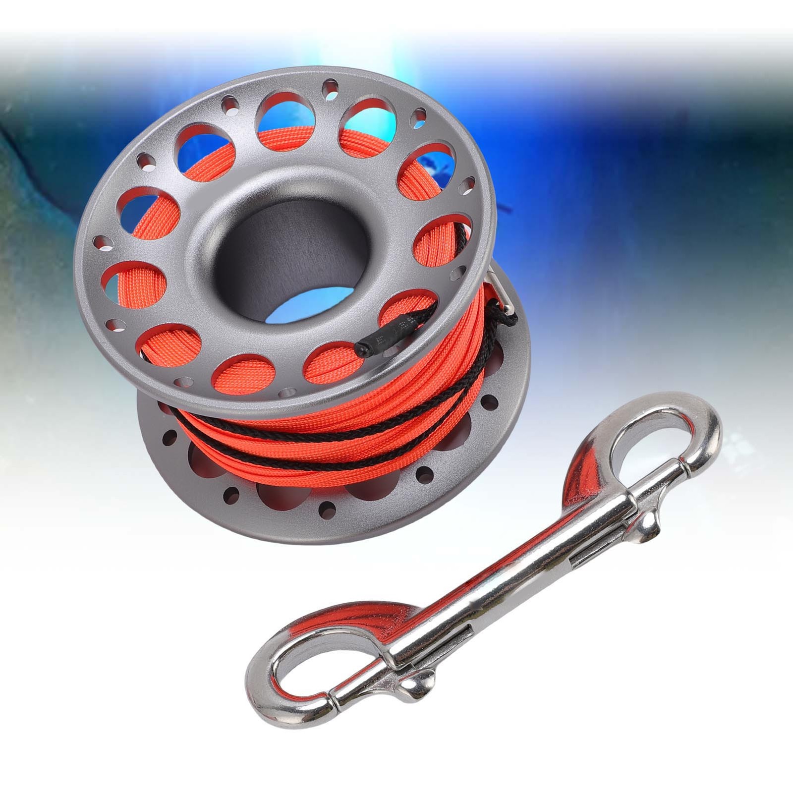 1 Piece 30m Scuba Diving Reel Lightweight & Durable For Divers Aluminum For CHU