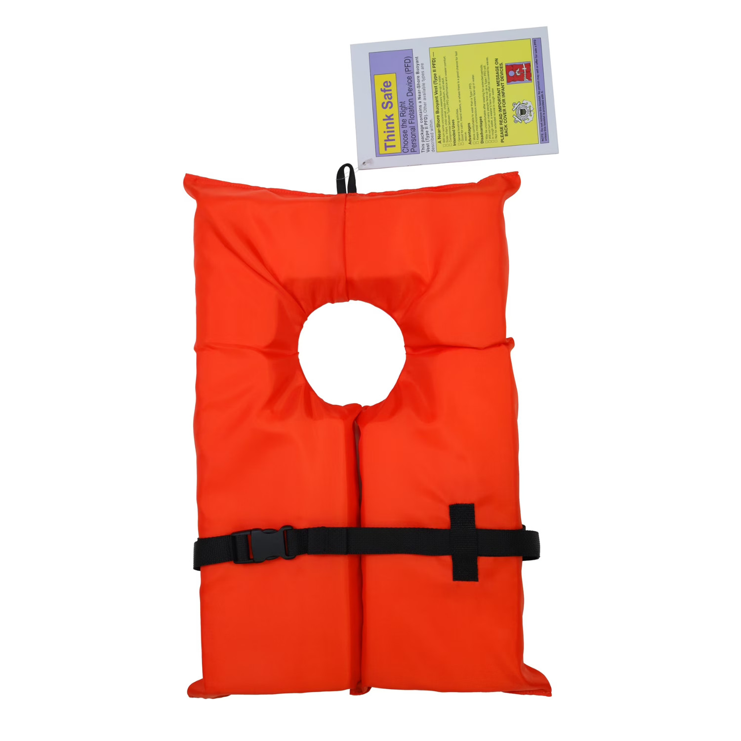 Ozark Trail 4-Pack Adult Type II Life Vest, Includes Storage Bag, Orange