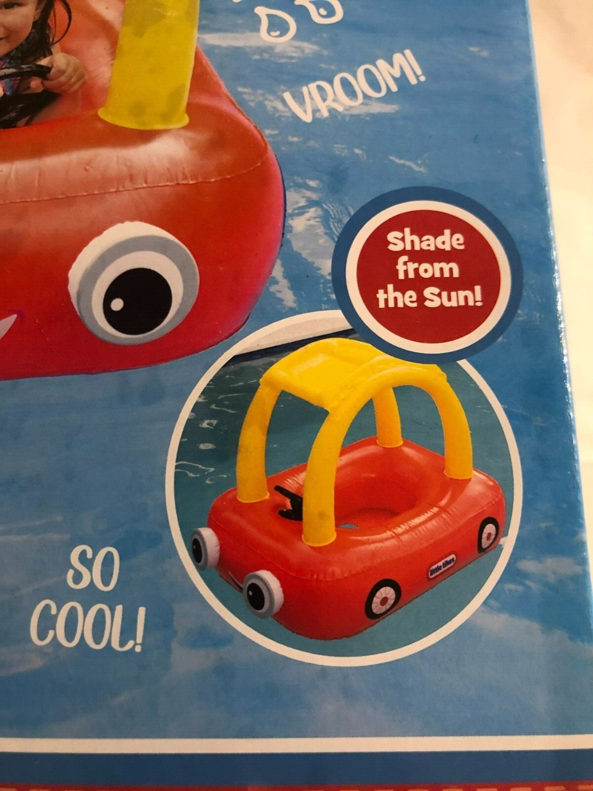 Little Tikes Cozy Coupe Inflatable Pool Float Step 1 (1-3 years old) NIP