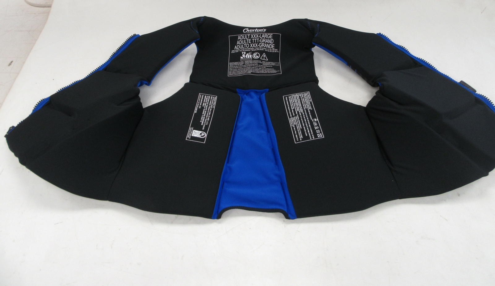 OVERTON’S MEN’S BIOLITE LIFE JACKET SIZE XXX-LARGE 142211-500-020-21 BLUE BOAT