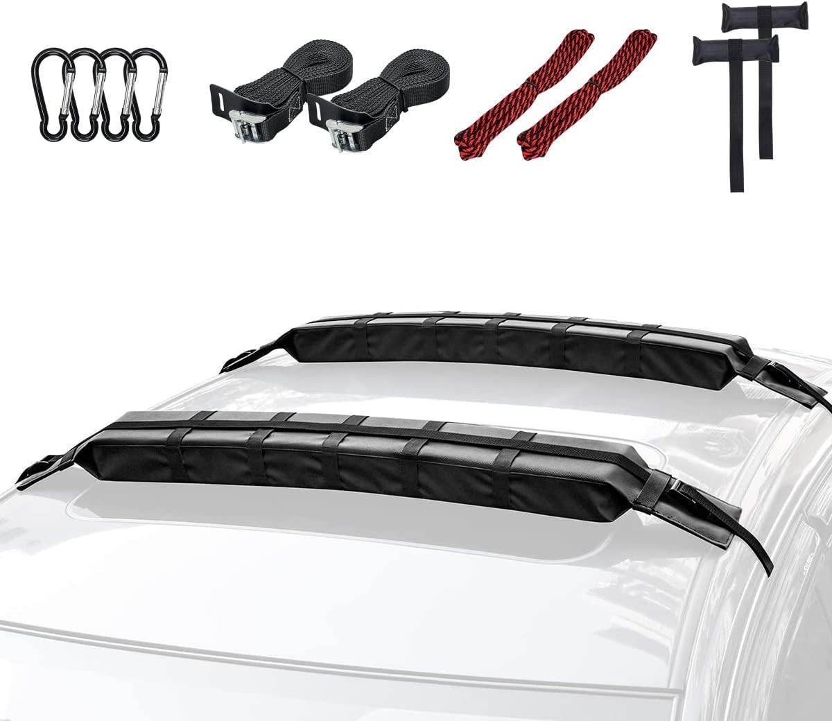 Universal Kayak Roof Rack Pads Set