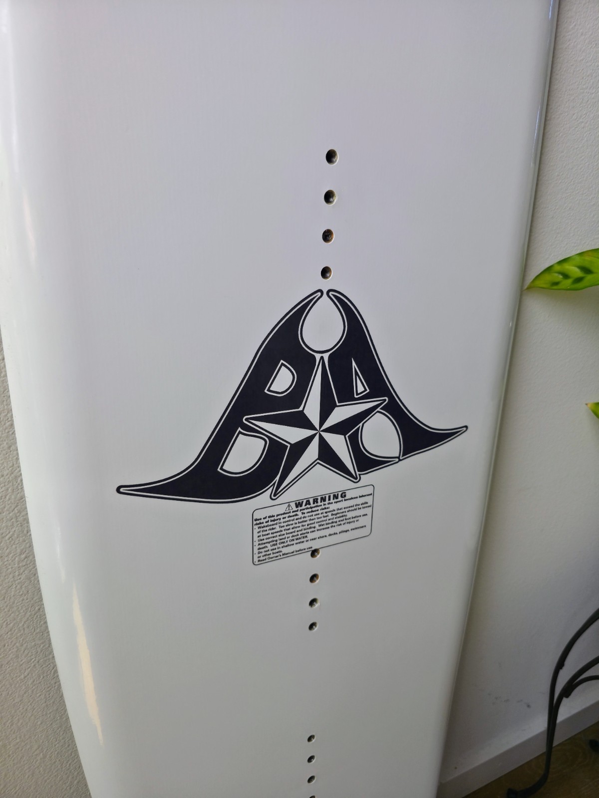 VINTAGE 1999 Bad Ass Wakeboards Garden 135 Shaped by Herbie Fletcher Drew Brophy