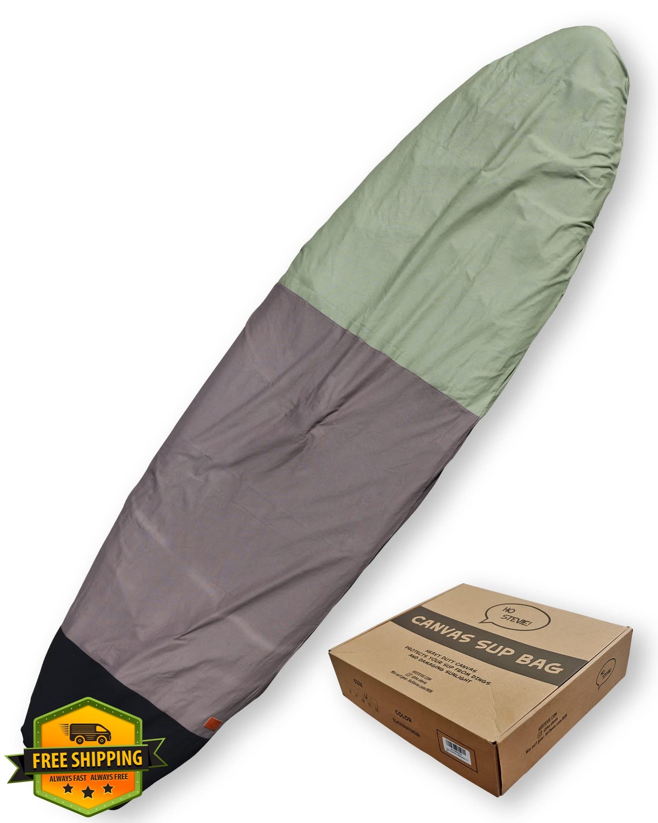 Ho Stevie! SUP Bag 9’0″ Black/Gray/Green