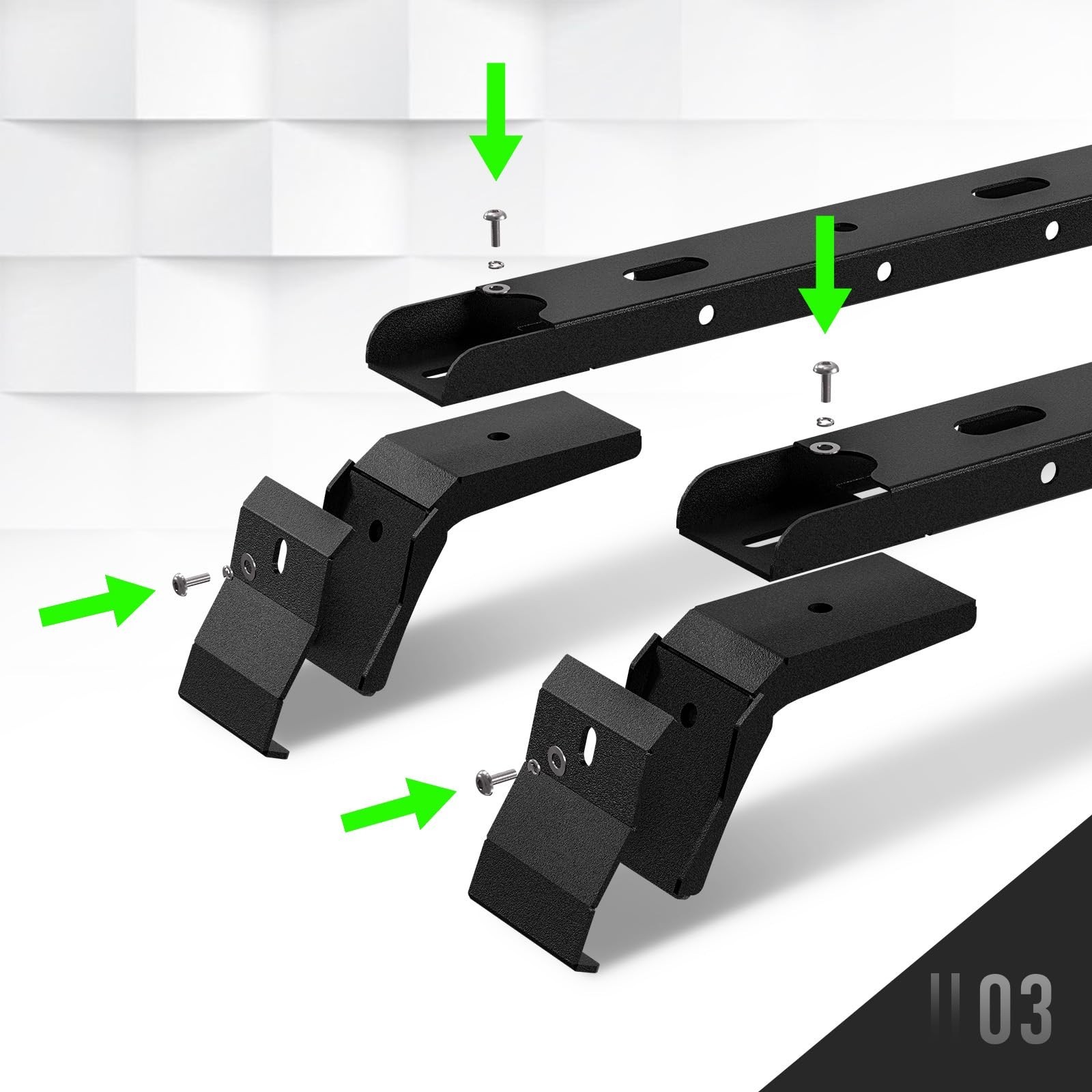 Steel Maximum Load 300 lbs Roof Rack Bars Kayak Cargo Carriers Crossbar roof …