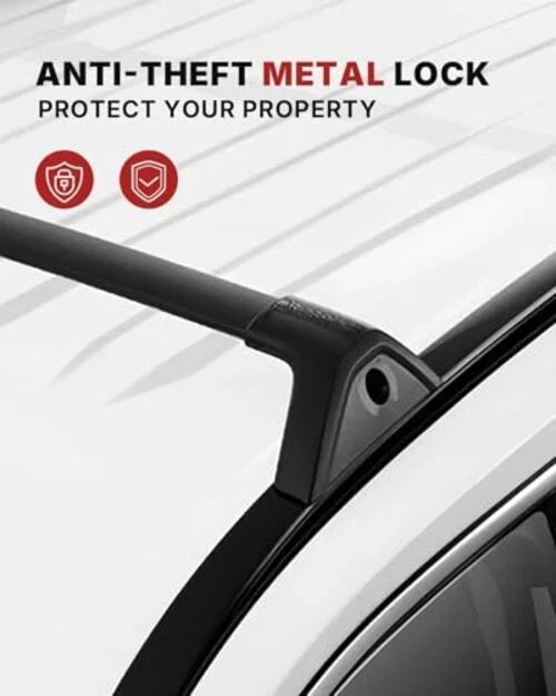 300LBS Roof Rack Cross Bars for 2019-2025 RAV4 with Side Rails, 2019-2025 Rav4
