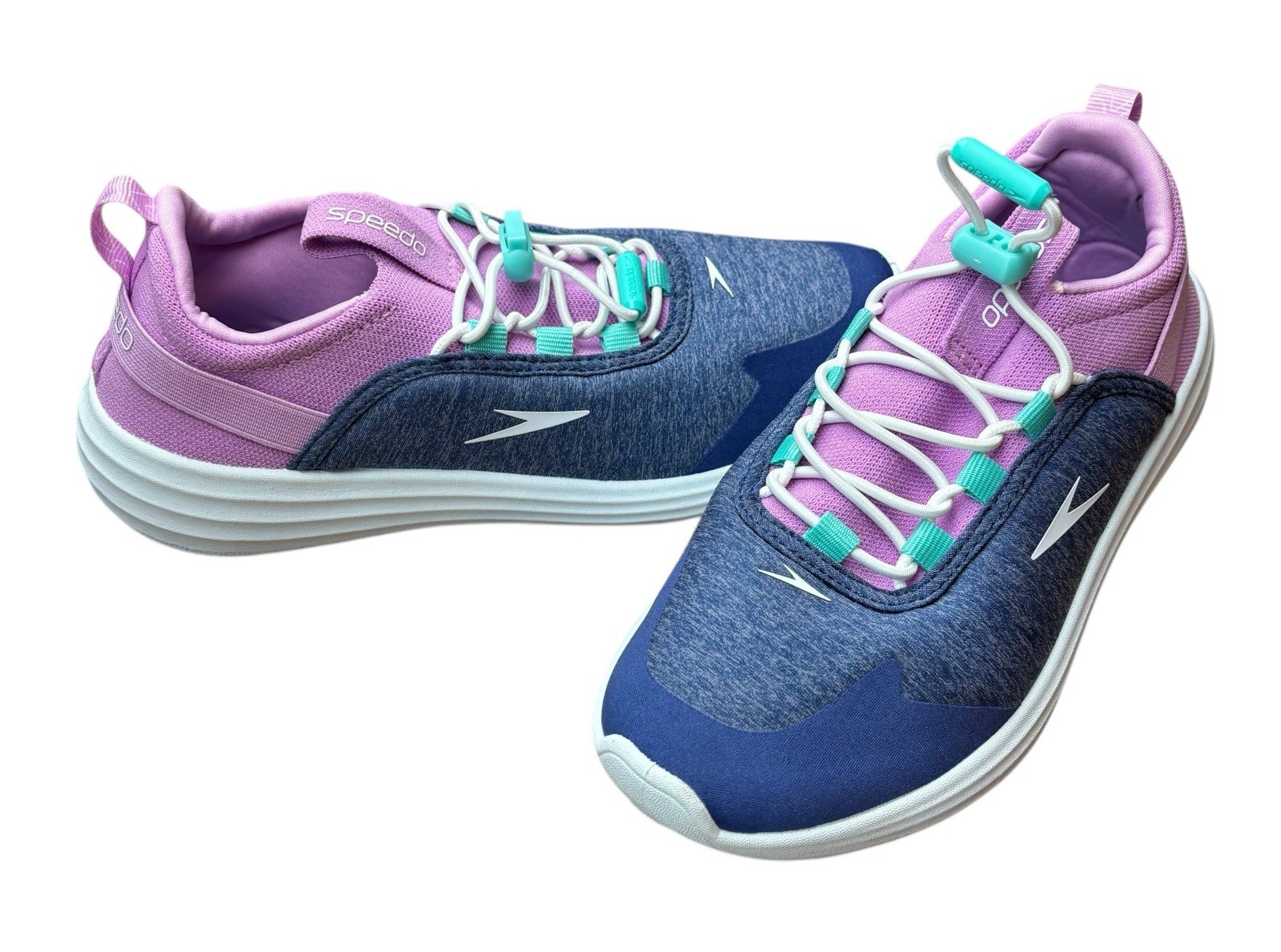 Speedo Aqua Trek Women’s Size 5/6 Water Shoes Blue Purple