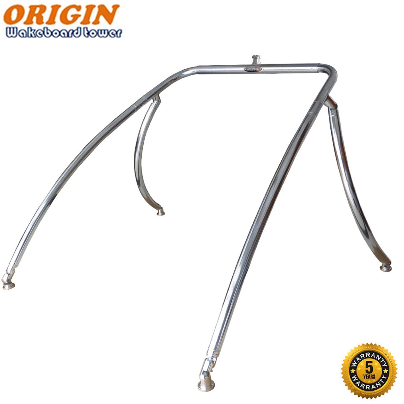 Origin Advancer Boat Wakeboard Tower 2.25″ Tube Mirror Polished 5 Year Warranty